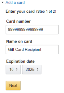 How to Add your Visa Gift Card to your Amazon Account - The Awesome Muse