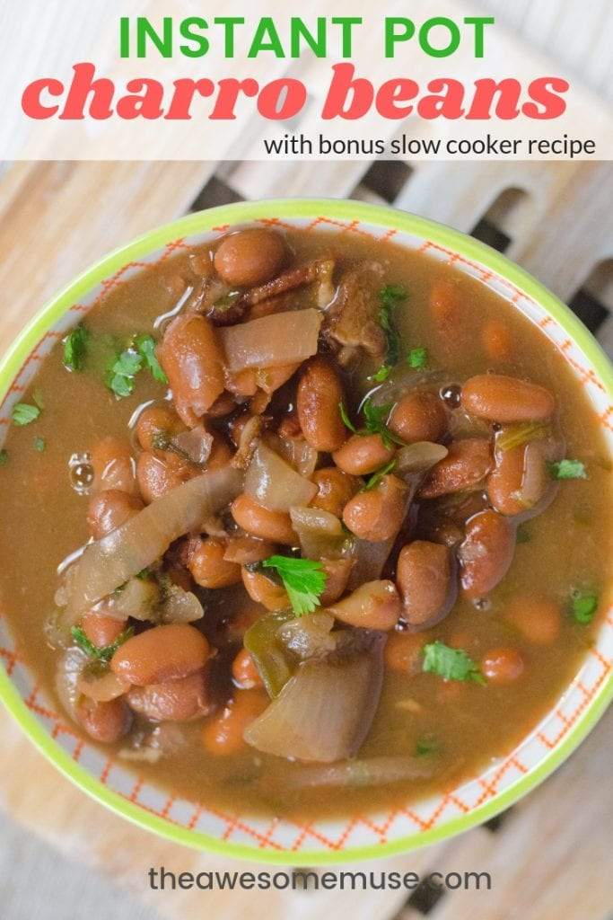 Instant Pot Charro Beans - The Awesome Muse