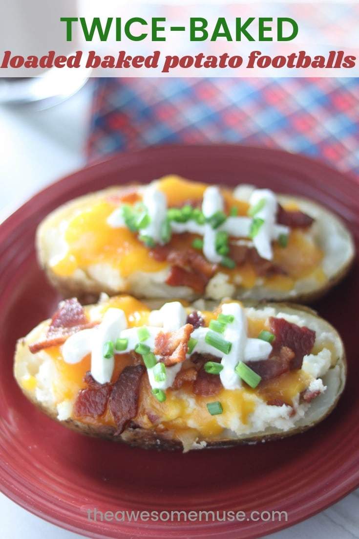 Loaded Baked Potato Football - The Awesome Muse