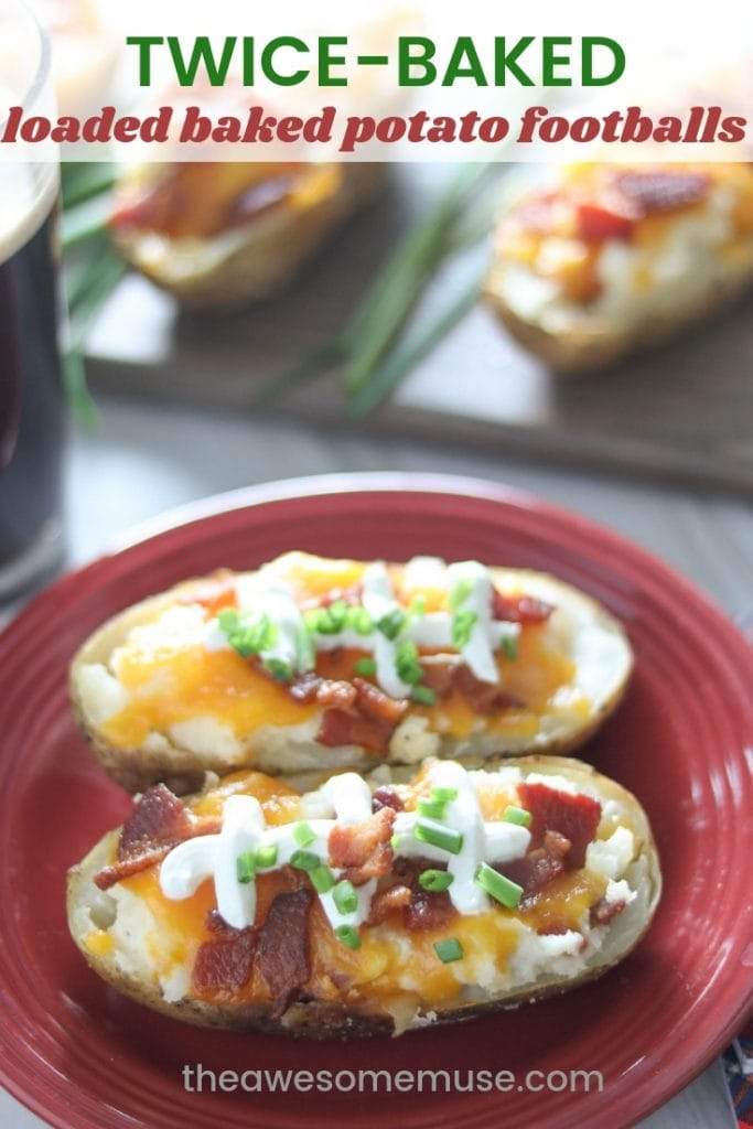 Loaded Baked Potato Football - The Awesome Muse